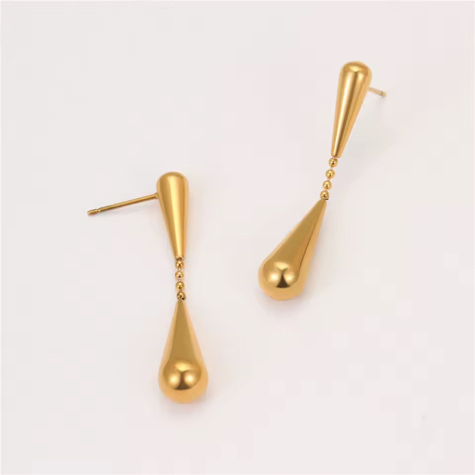 Stainless Steel Scottie Earring