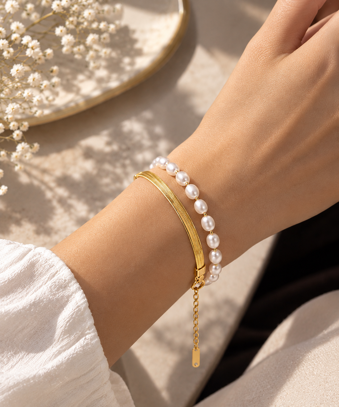 Stainless Steel Timeless Duo Bracelet