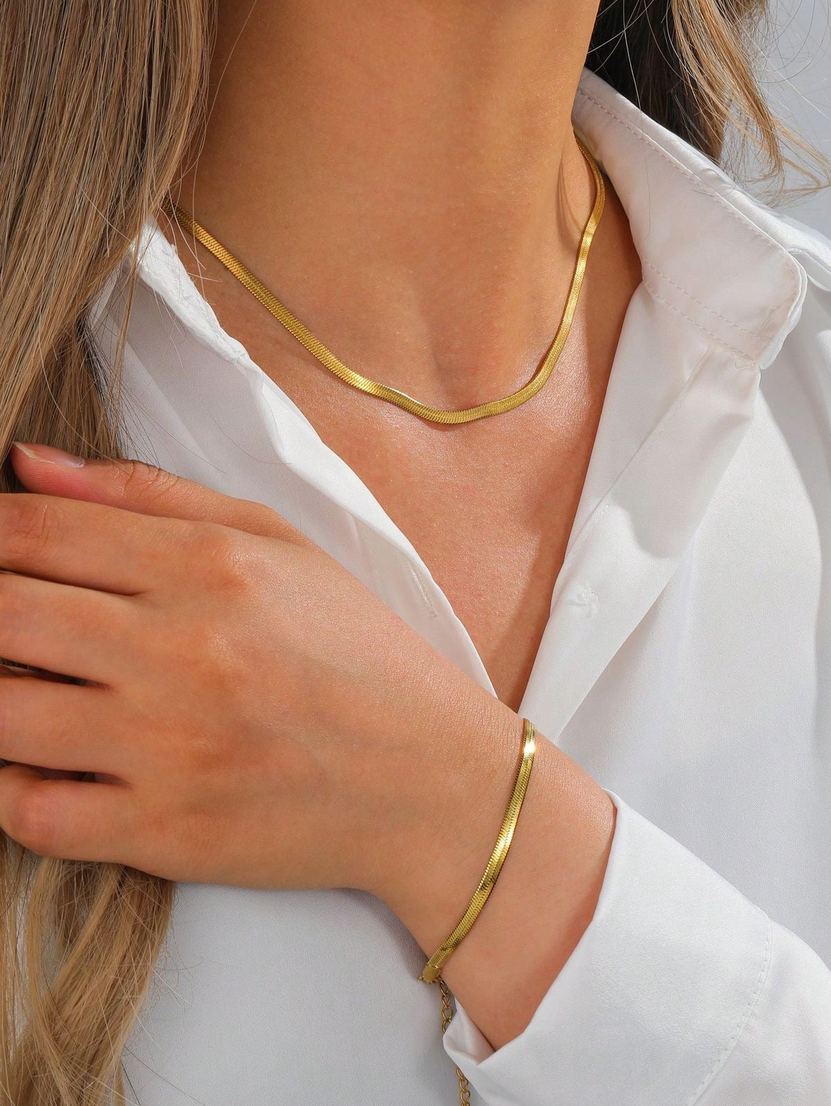 Stainless Steel Snake Back Set