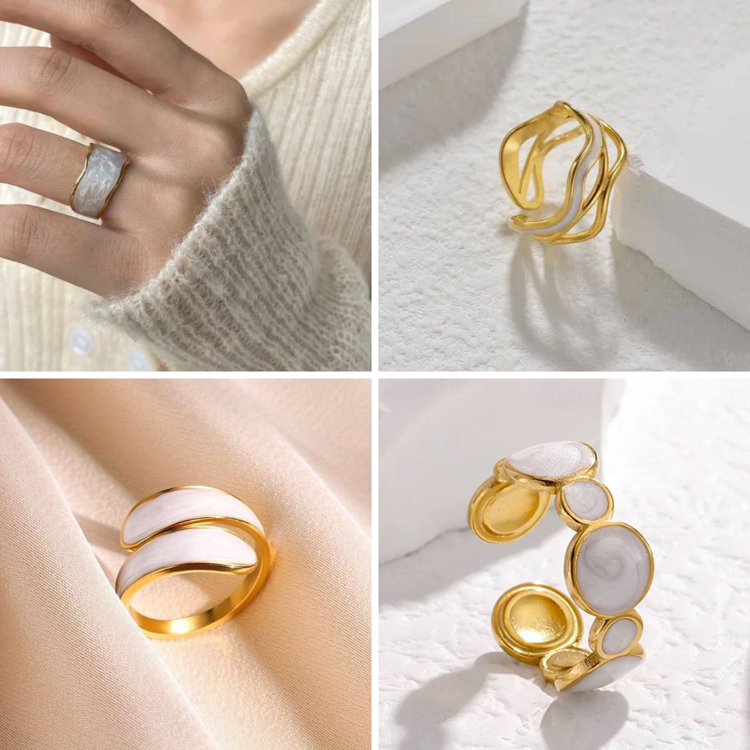 Stainless Steel Sage Rings Bundle