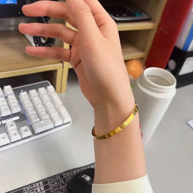 Stainless Cartier Bangle