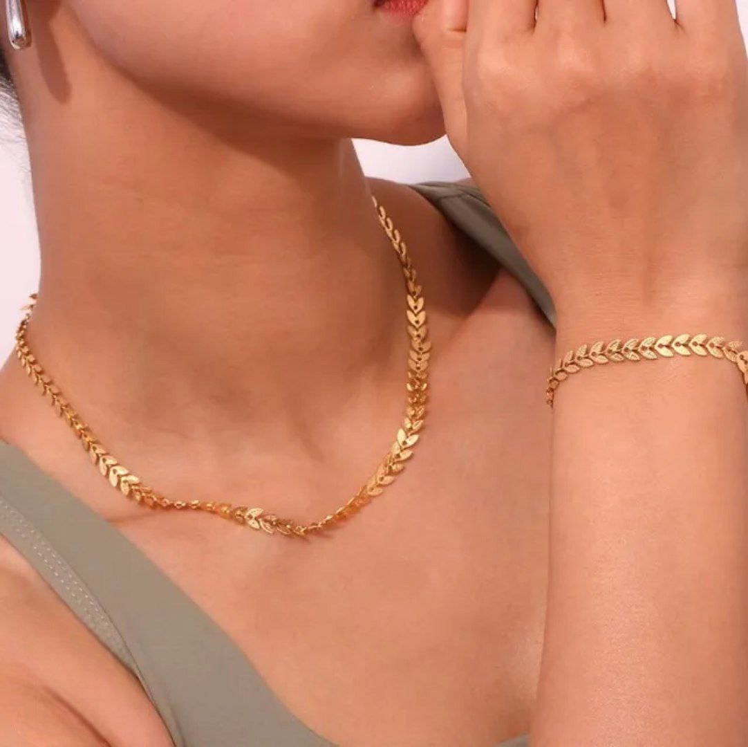 Stainless Aida Necklace