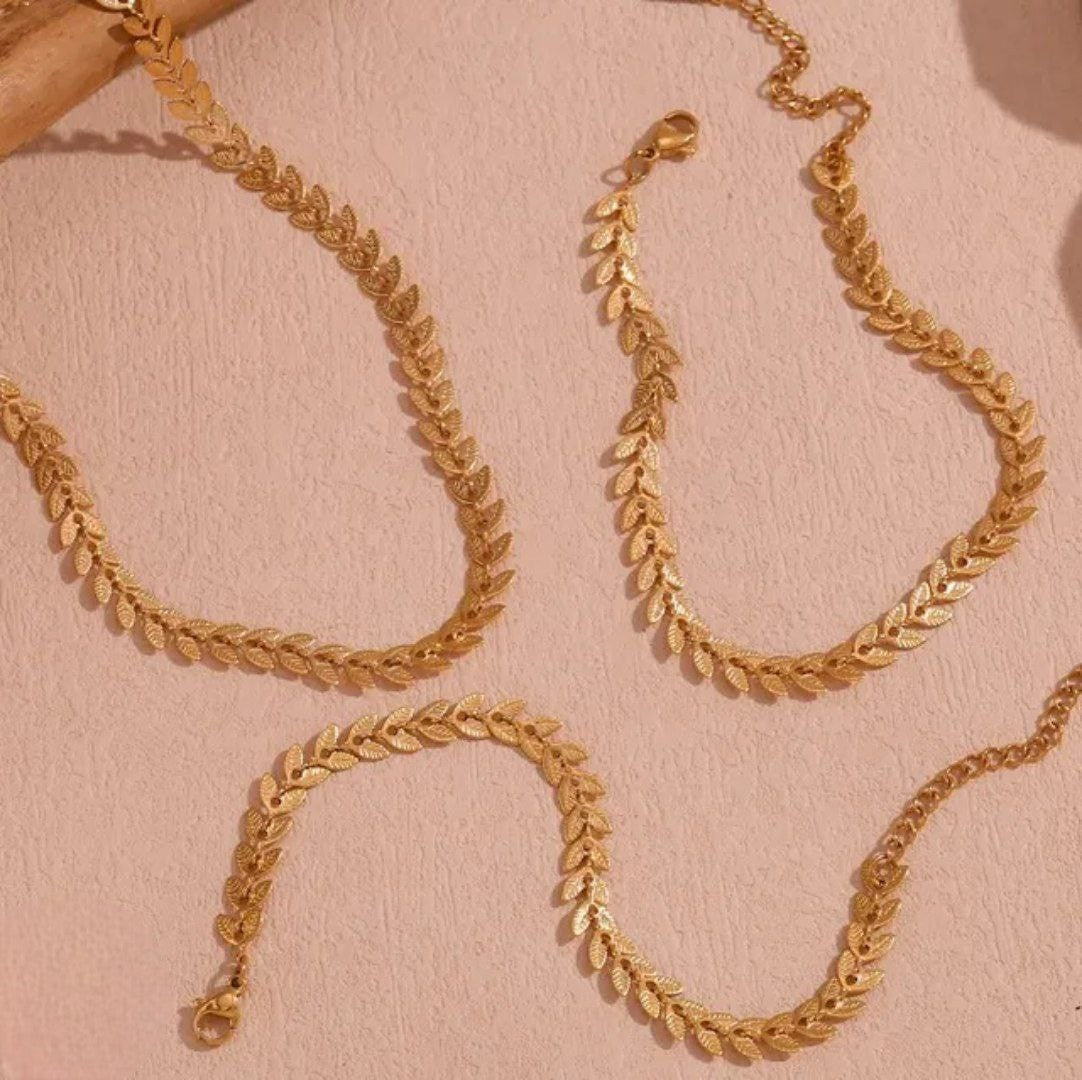 Stainless Aida Anklet