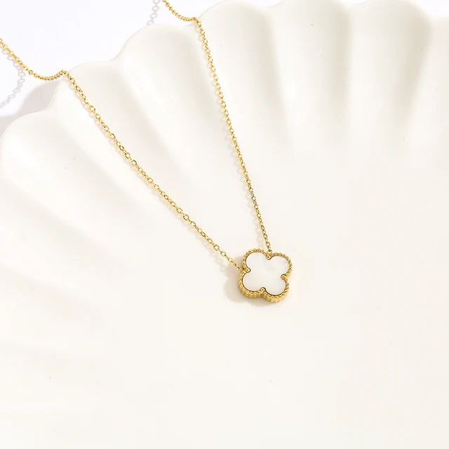 Stainless Double face Van cleef Necklace