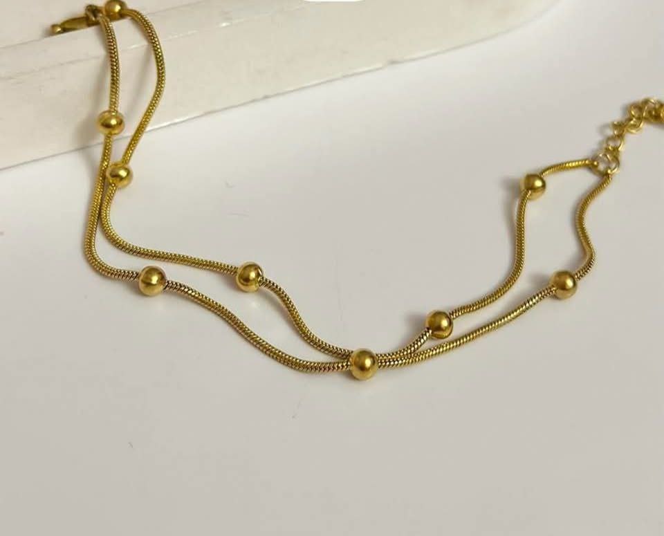 Stainless Double Smooth Loop Bracelet