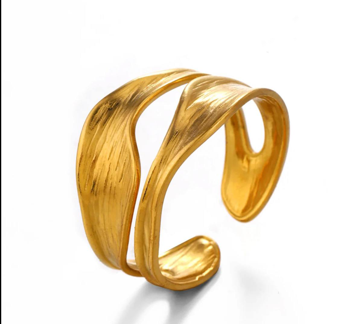 Stainless Free Size Ludovica Ring