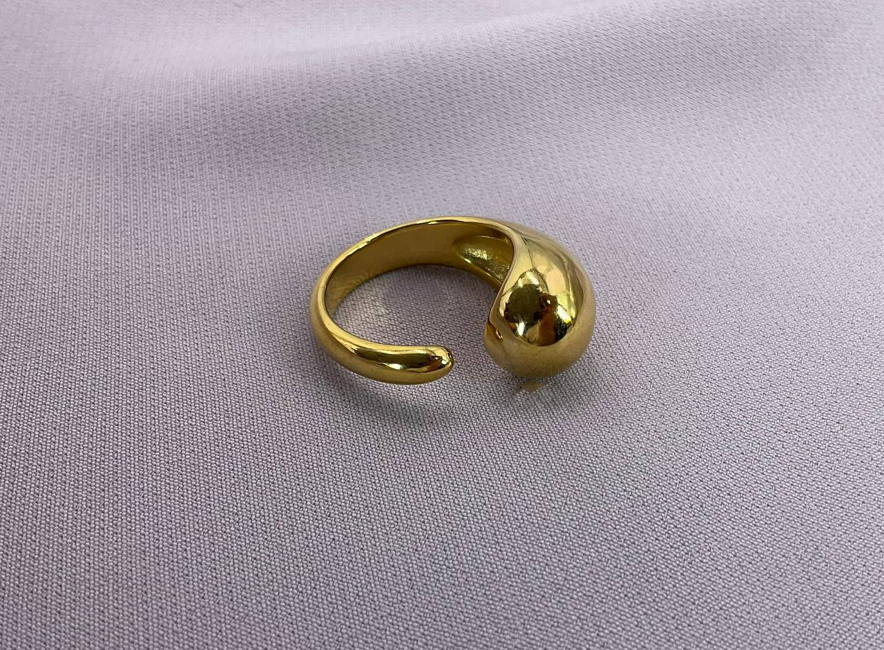 Stainless Steel Free size Cove Ring