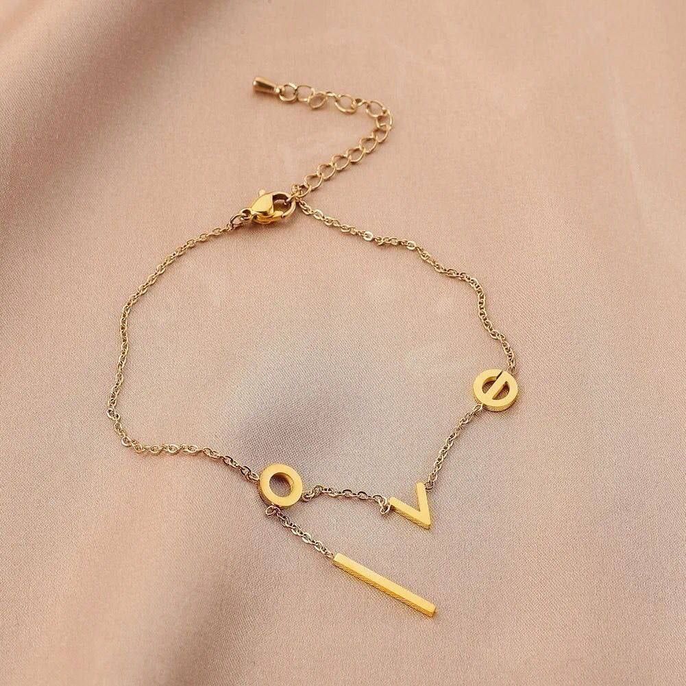 Stainless Love Anklet