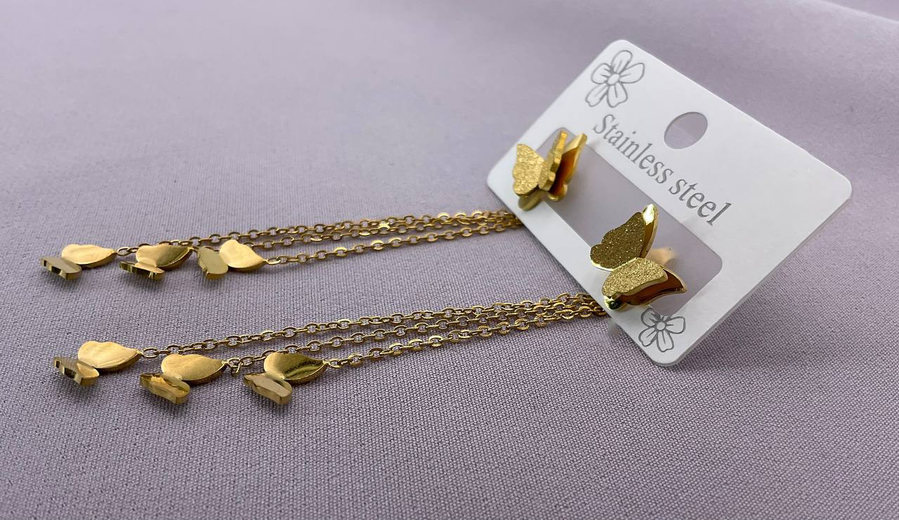 Stainless Butterfly Breeze Earring