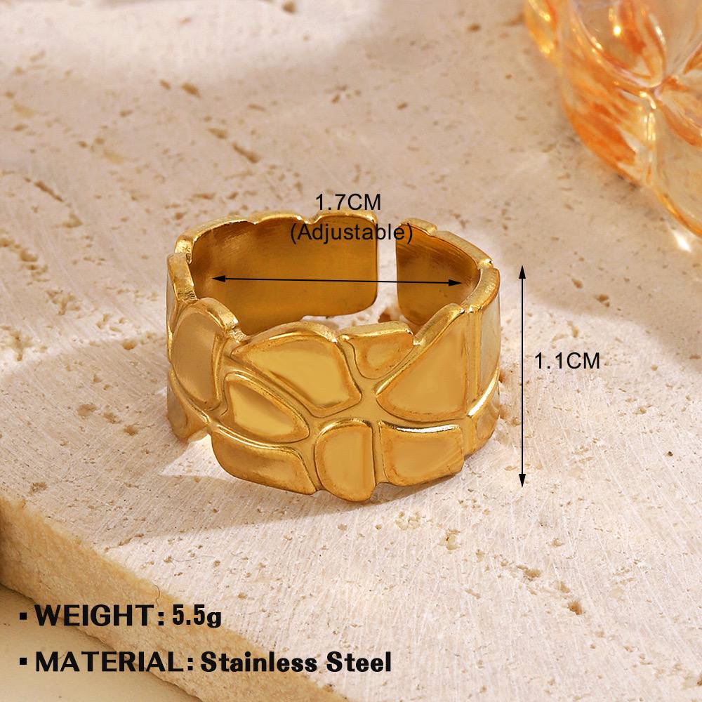 Stainless Mirabella Free Size Ring