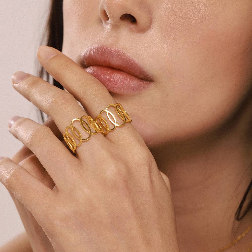 Stainless Felice Free Size Ring