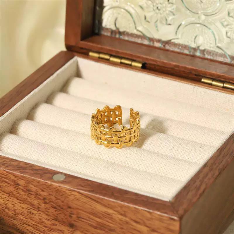 Stainless Oya Ring