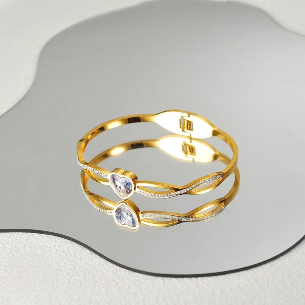 Stainless Steel Madelyn Bangle