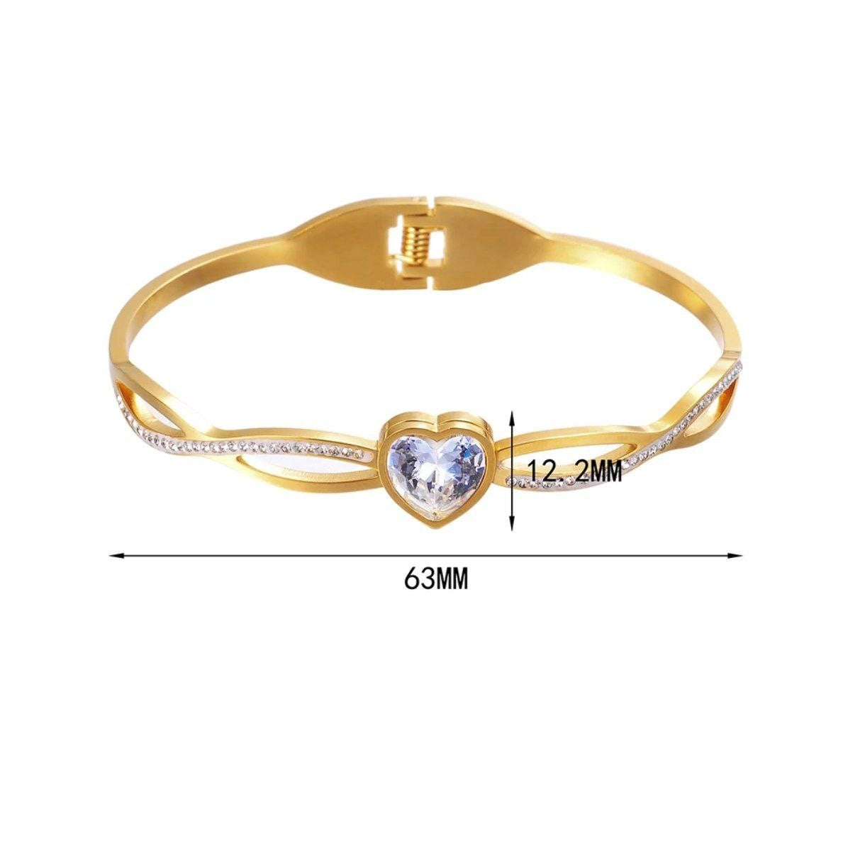 Stainless Steel Madelyn Bangle