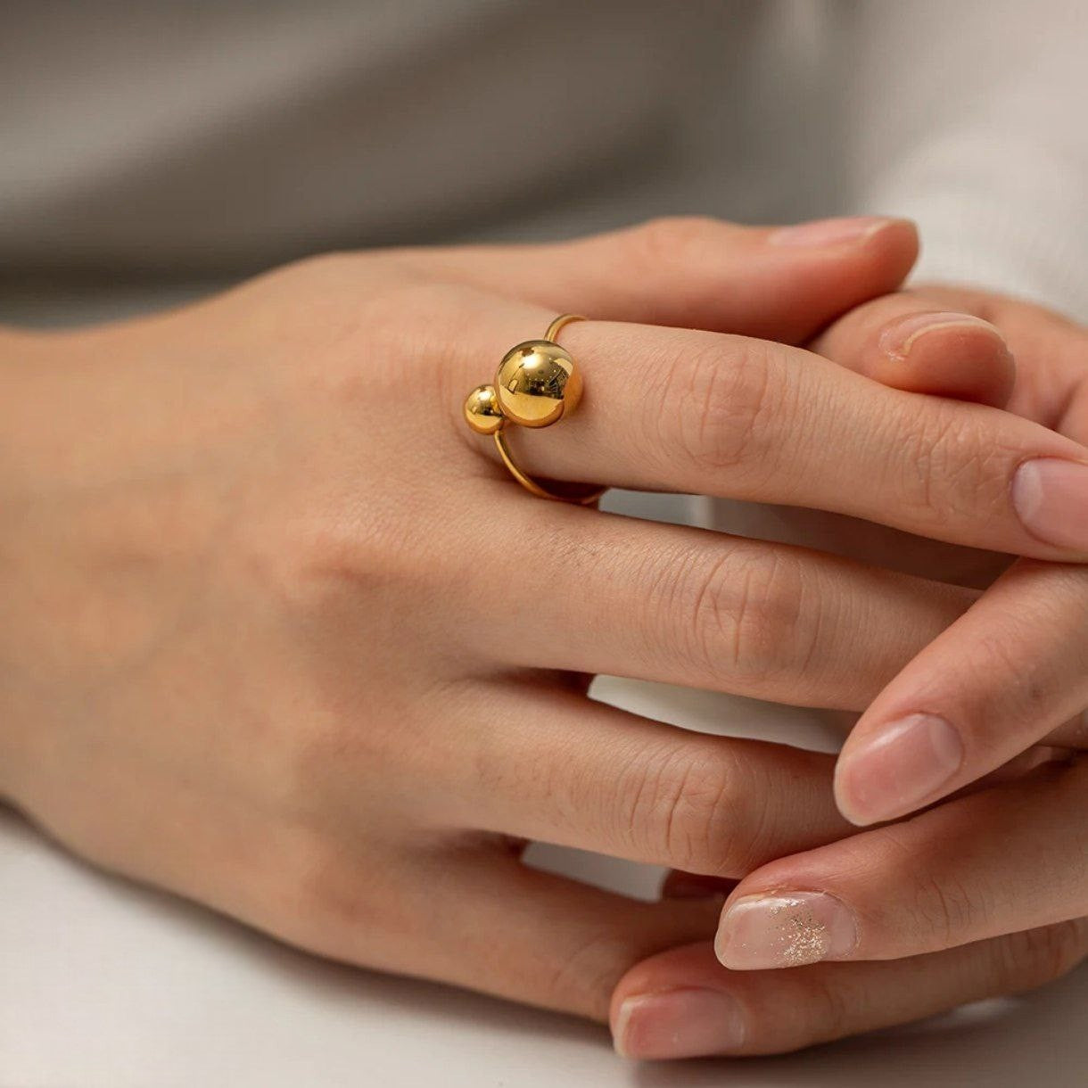 Stainless Steel Lydia Ring