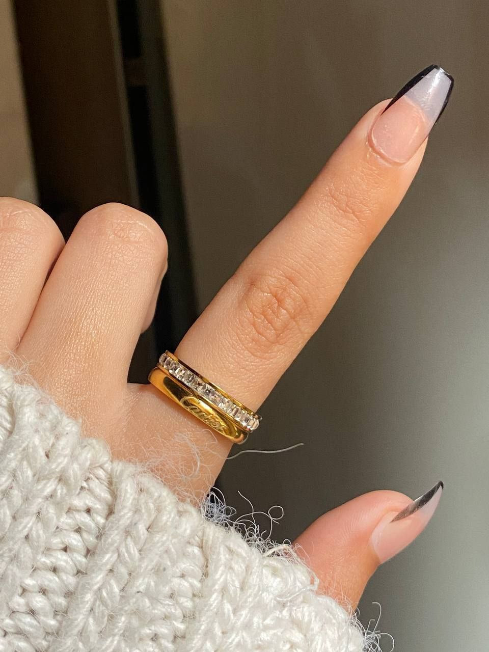 Stainless Steel Twins Rings