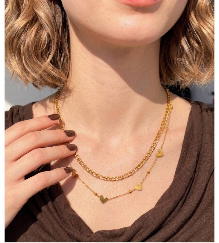 Stainless Steel Amora Necklace