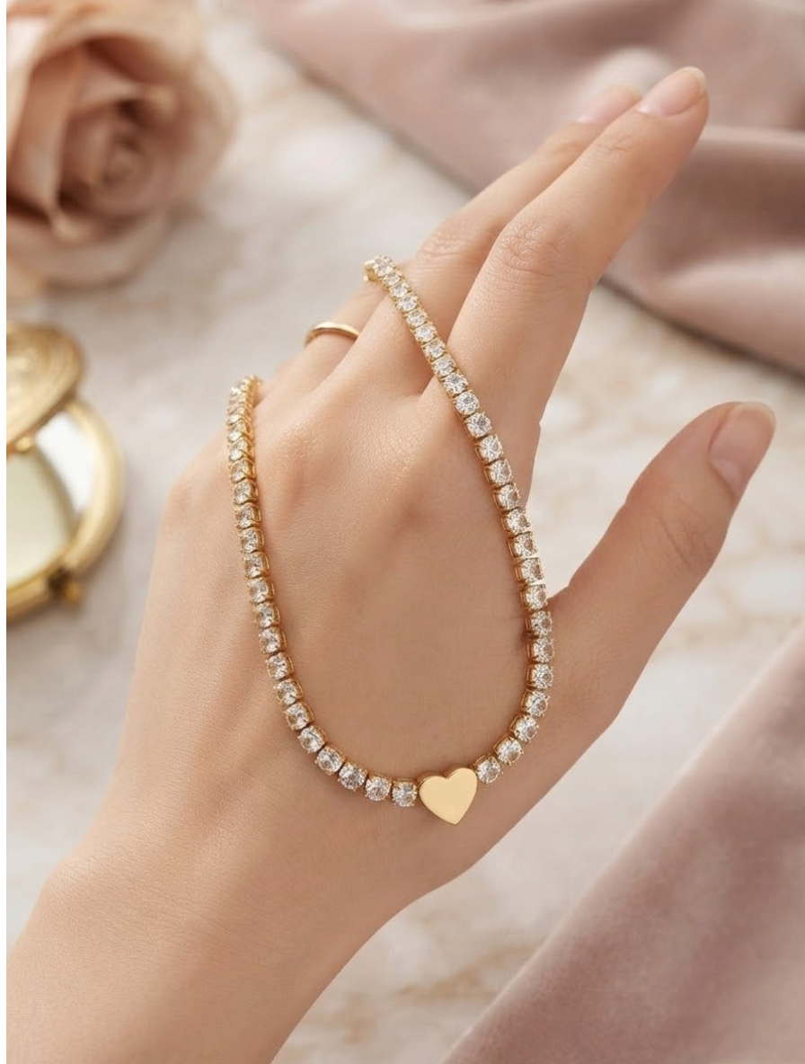 Stainless Steel Amour necklace