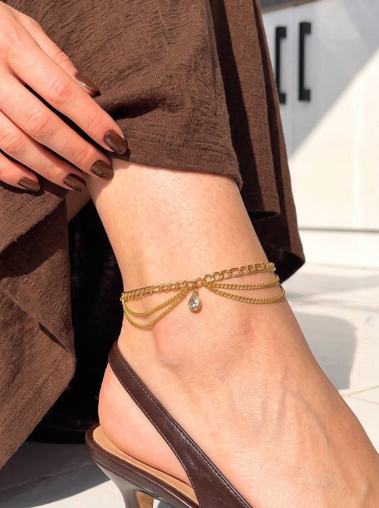 Stainless Steel Penelope Anklet