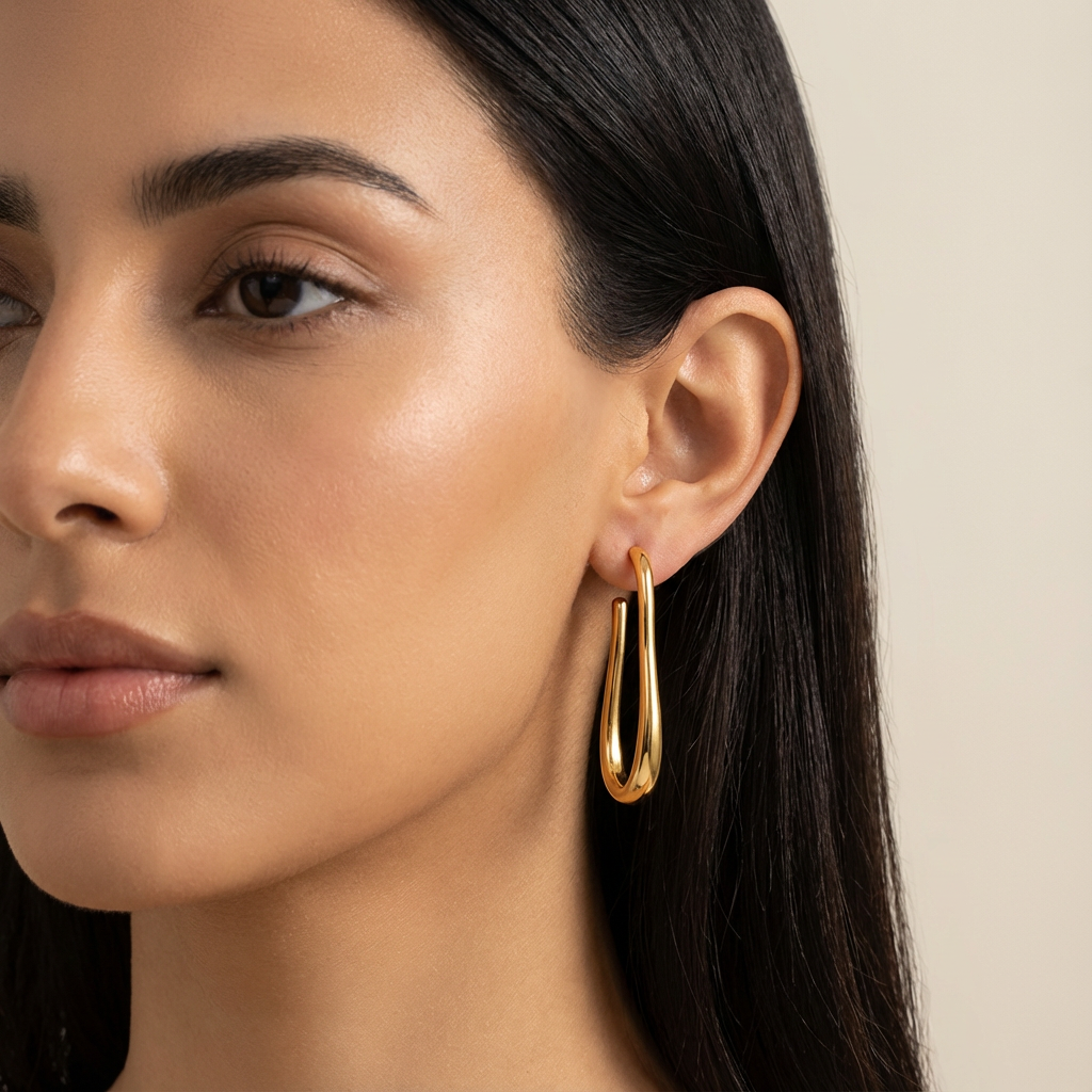 Stainless Steel Sutton Earring