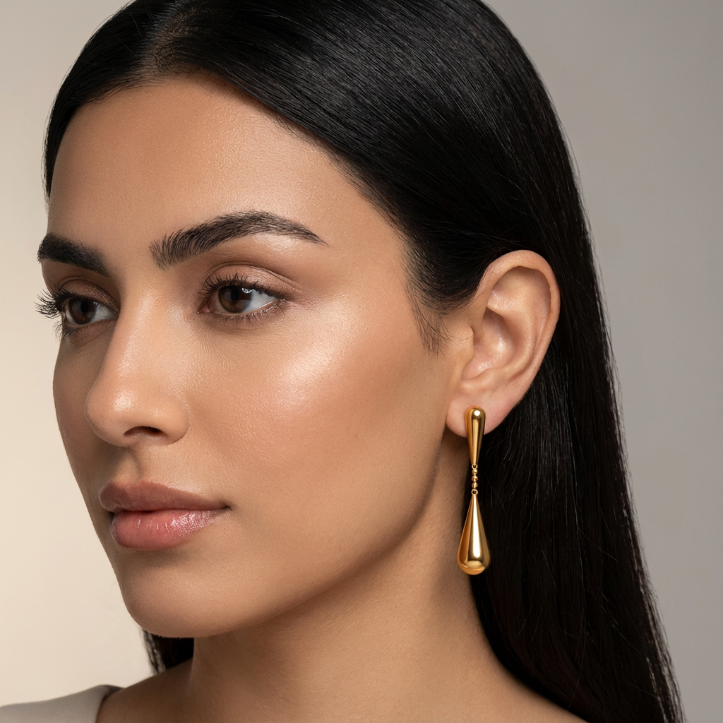 Stainless Steel Scottie Earring