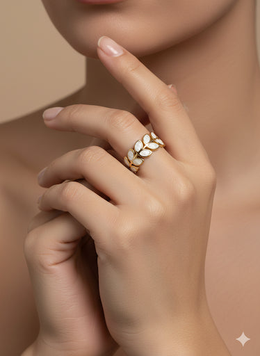 Stainless Steel Free Size Delaney Ring