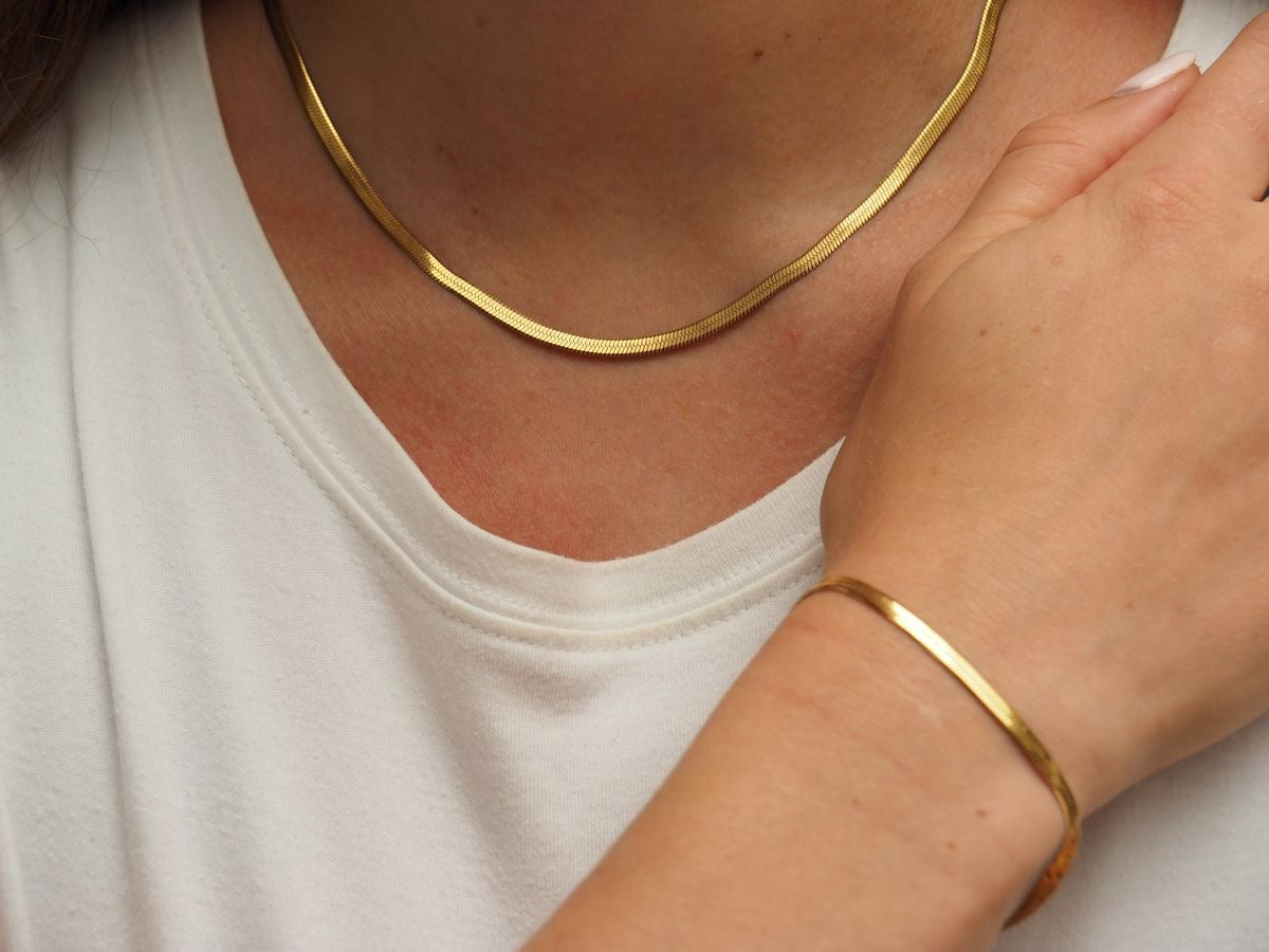 Stainless Steel Snake Back Set