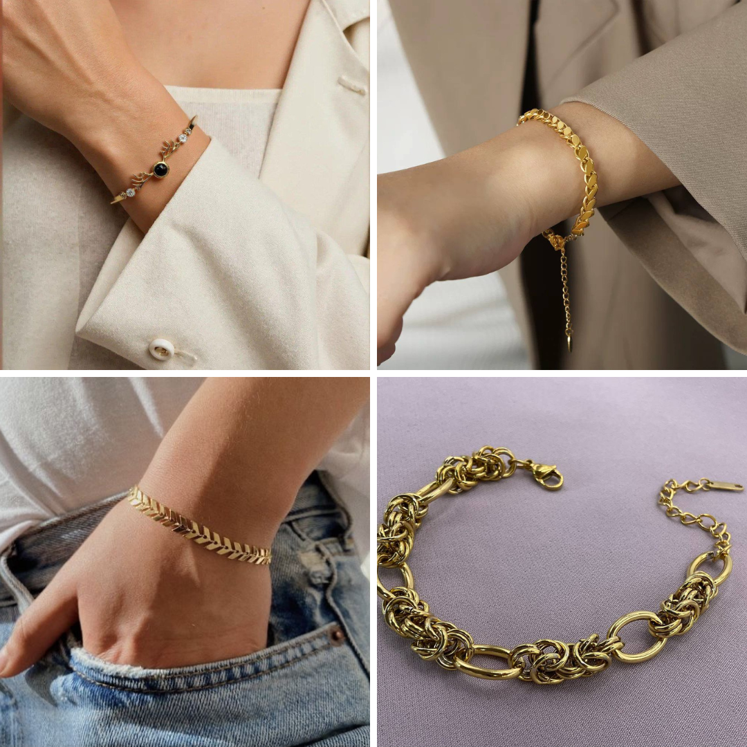 Stainless Steel Sage Bracelets Bundle