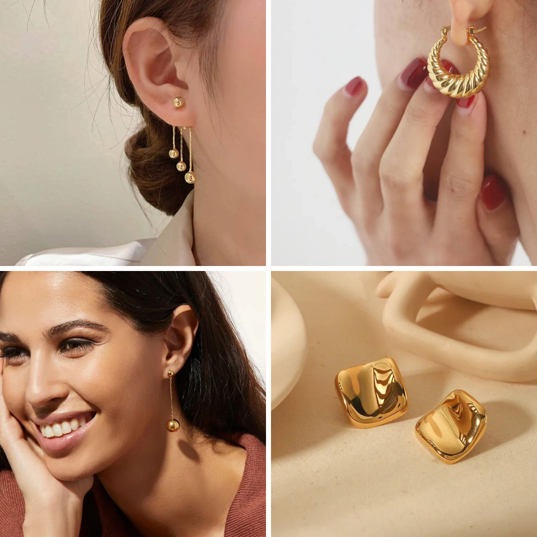 Stainless Steel Sage Earrings Bundle