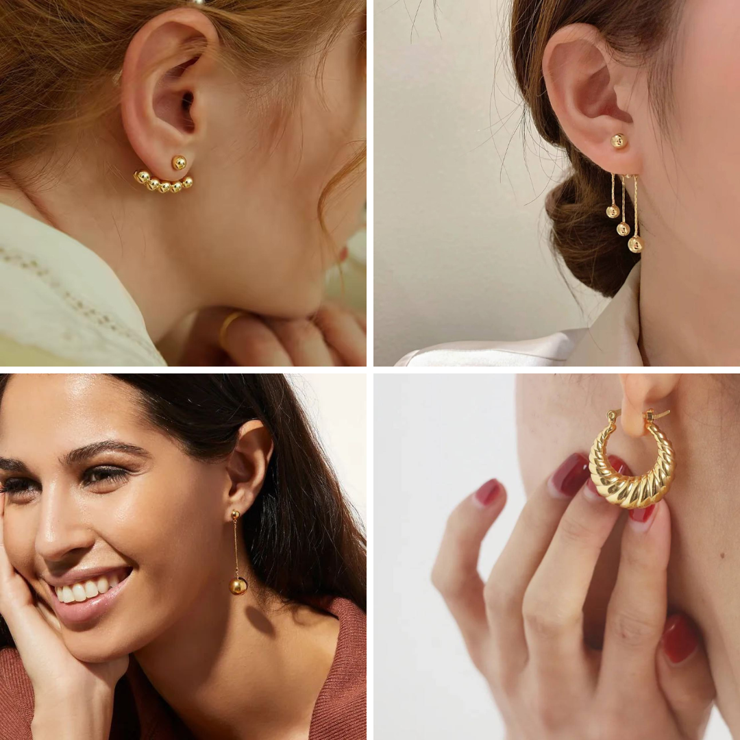 Stainless Steel Sage Earrings Bundle