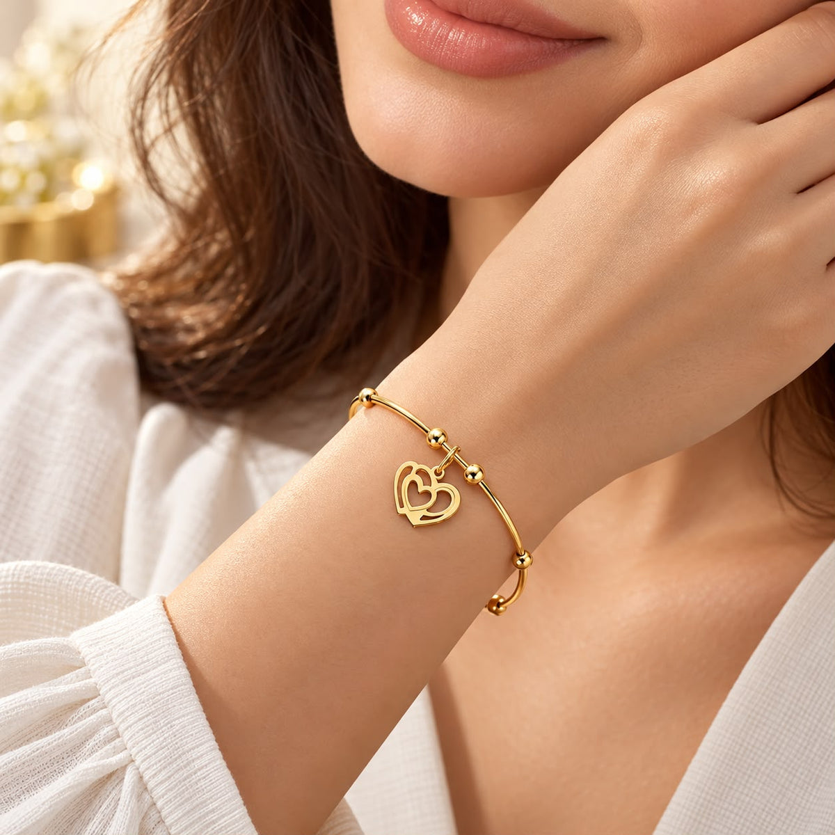Stainless Steel Aura Bangle