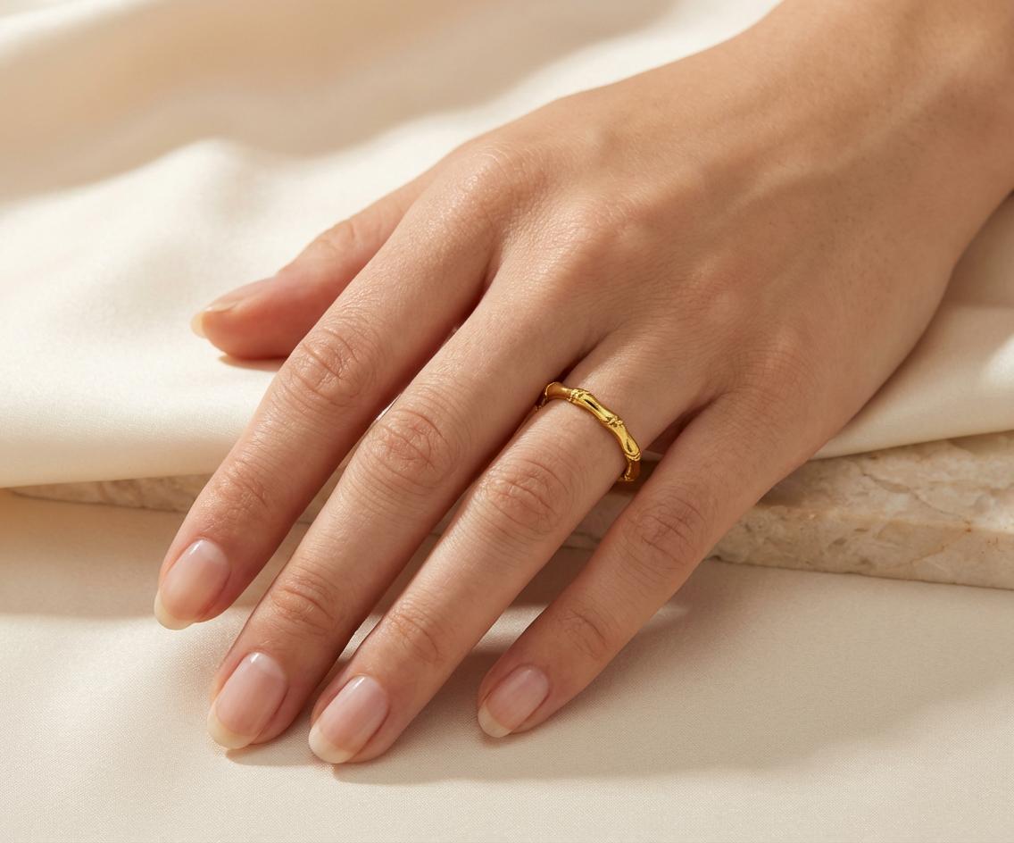 Stainless Steel Free Size Bone Ring