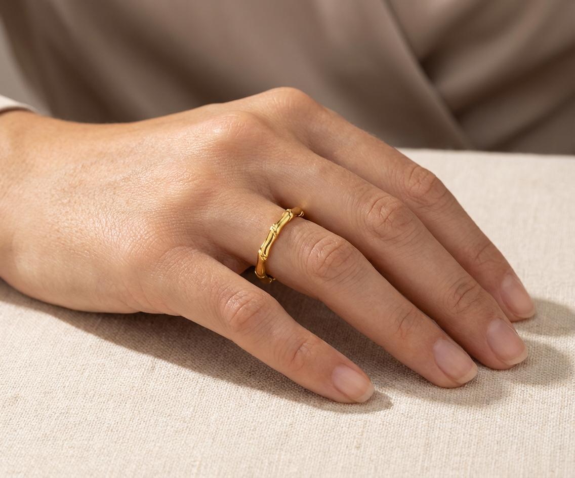 Stainless Steel Free Size Bone Ring