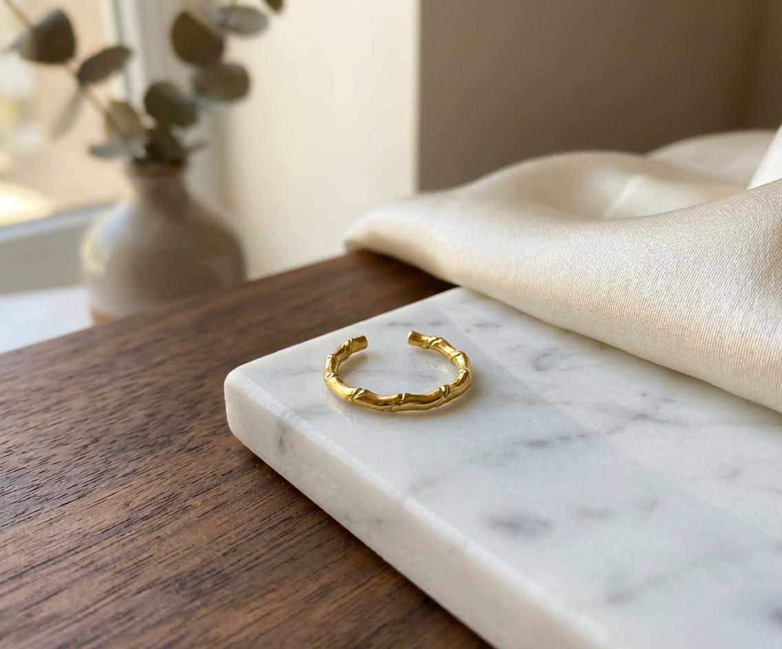 Stainless Steel Free Size Bone Ring