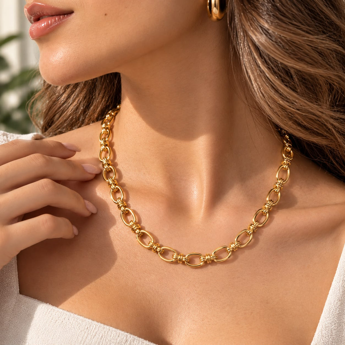 Stainless Steel Arianna knot Necklace