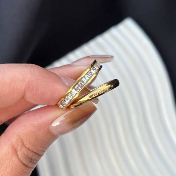 Stainless Steel Twins Rings