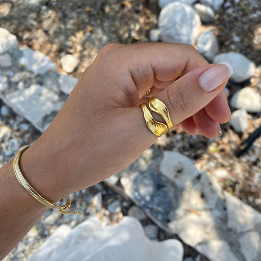 Stainless Free Size Ludovica Ring