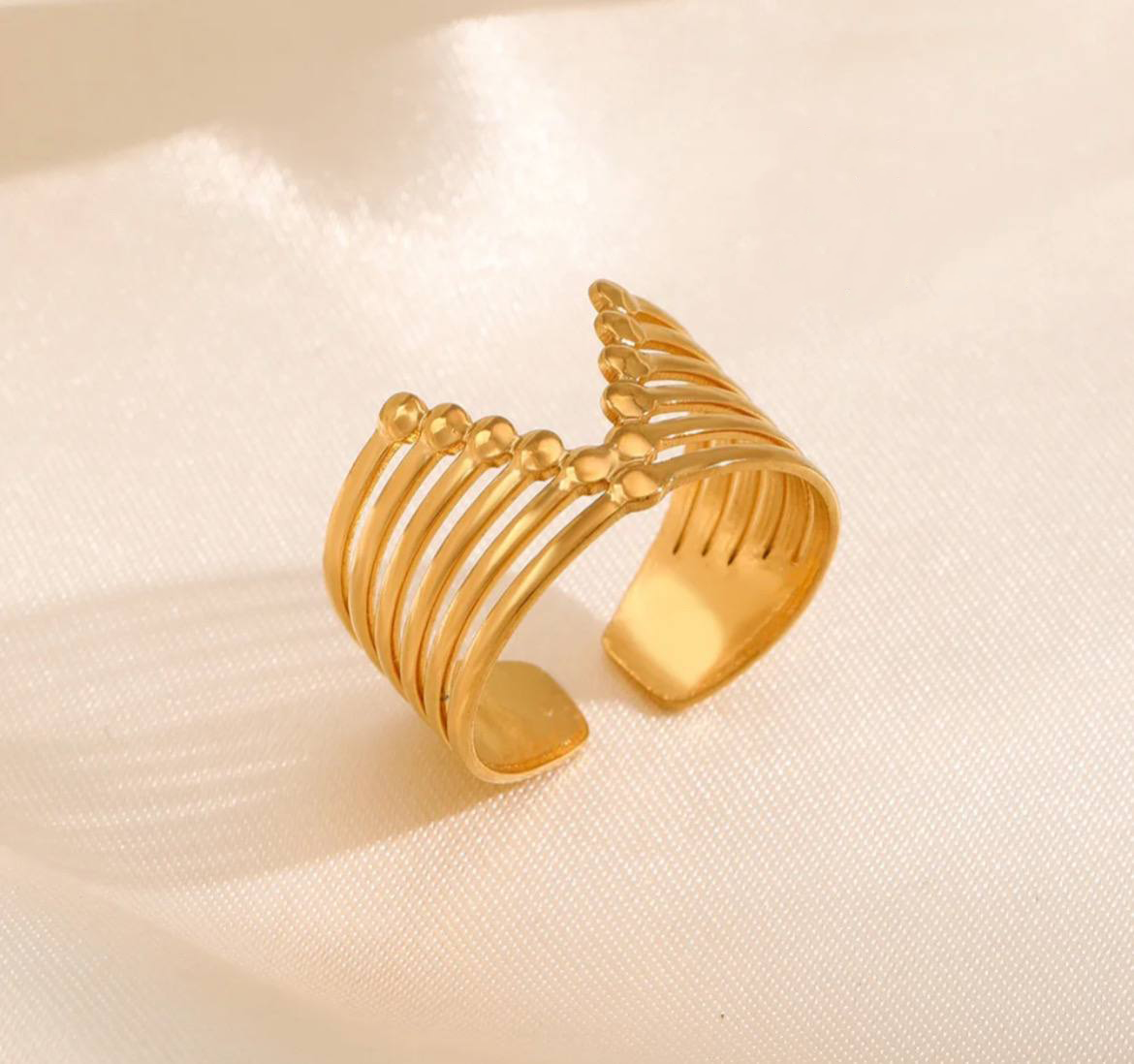 Stainless Ravenna Ring