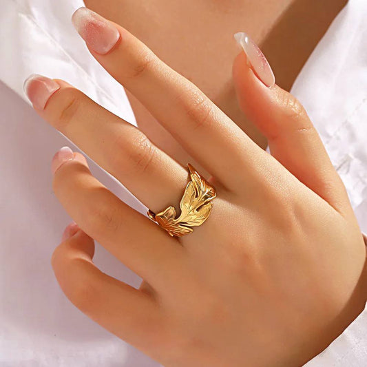 Stainless Sienna Ring