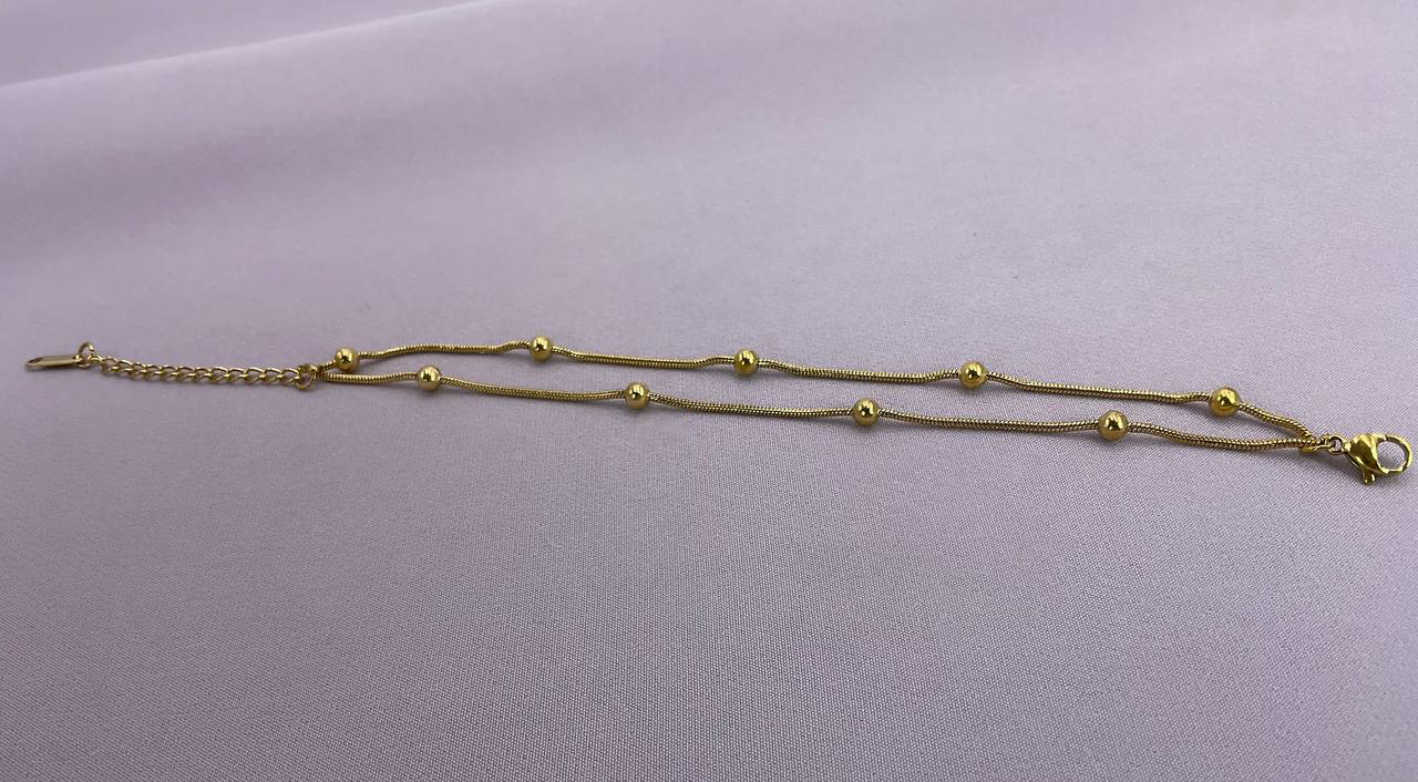 Stainless Double Smooth Loop Bracelet