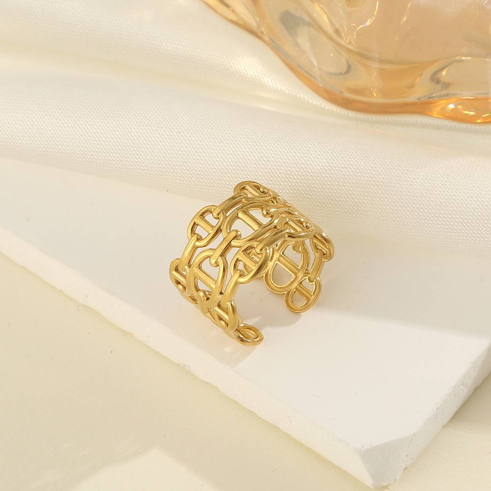 Stainless Giulia Free Size Ring