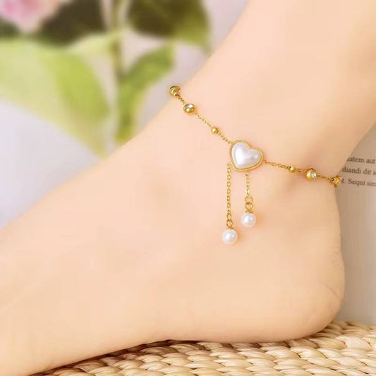 Stainless Steel Ivy Anklet