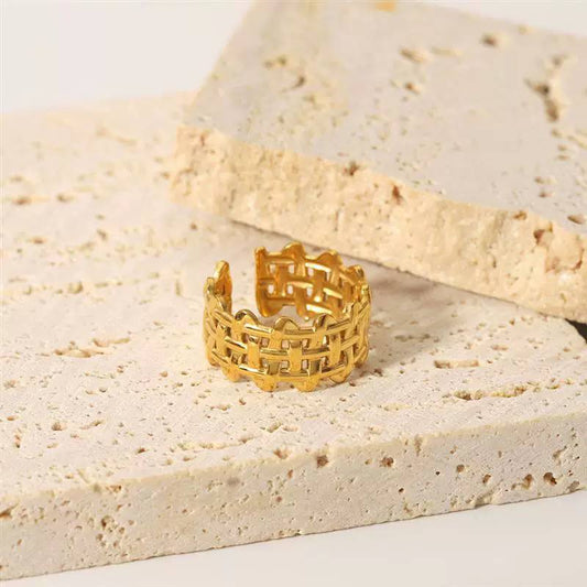 Stainless Oya Ring