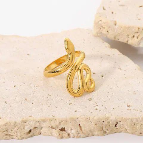Stainless Cobra Ring