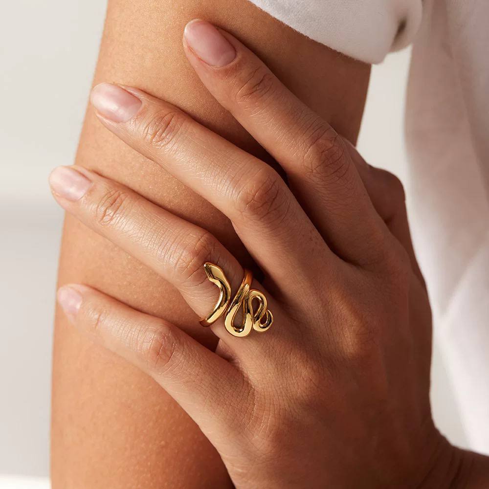 Stainless Cobra Ring