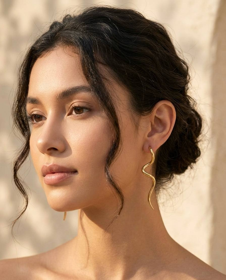 Stainless Steel Raelynn Earring