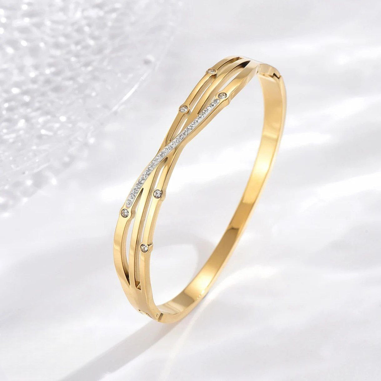 Stainless Steel Autumn Bangle