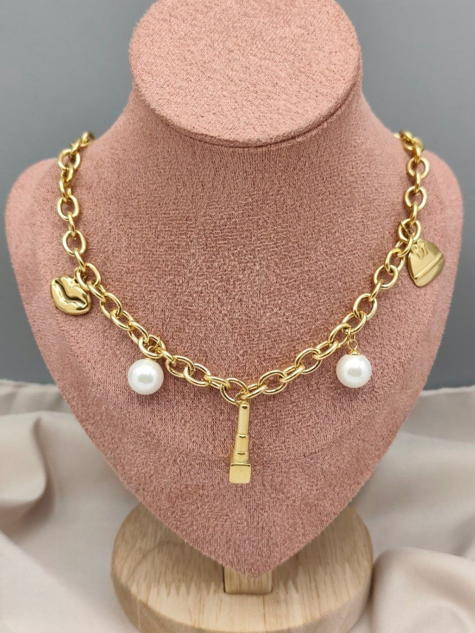 Stainless Steel Emery Necklace