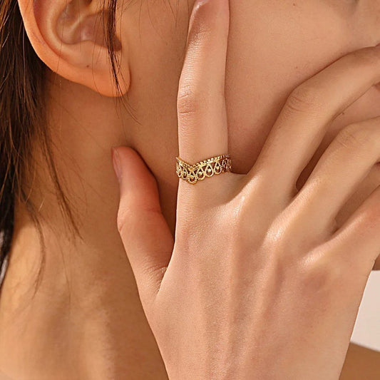 Stainless Steel Claire Ring