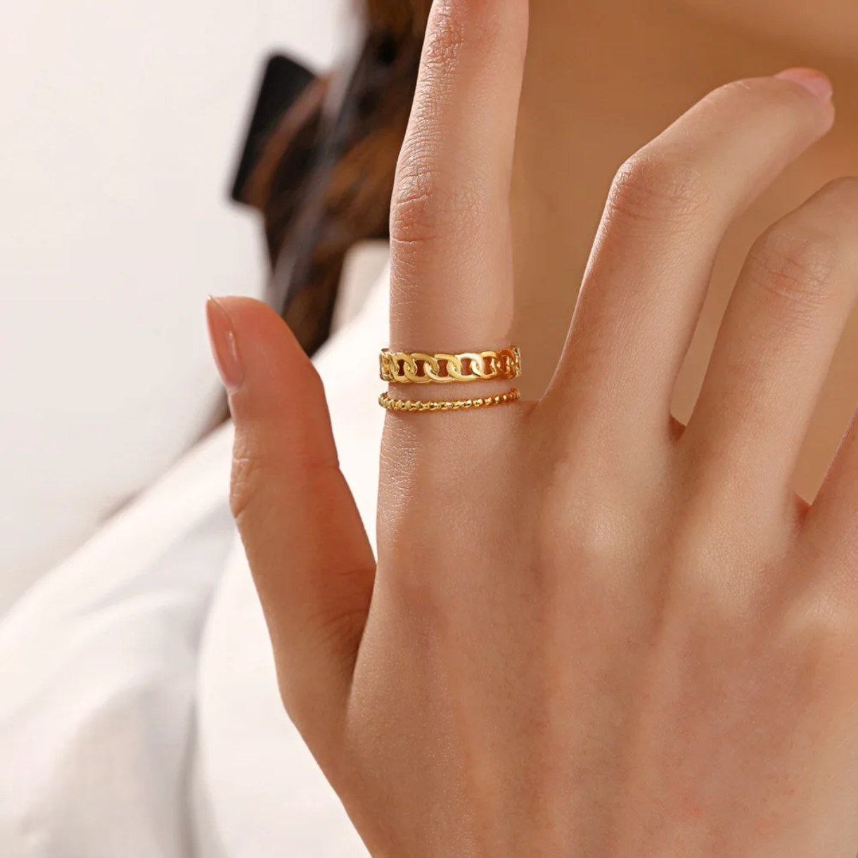 Stainless Steel Leilani Ring